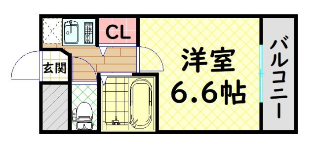 【間取り】 | セレッソコート西心斎橋第2