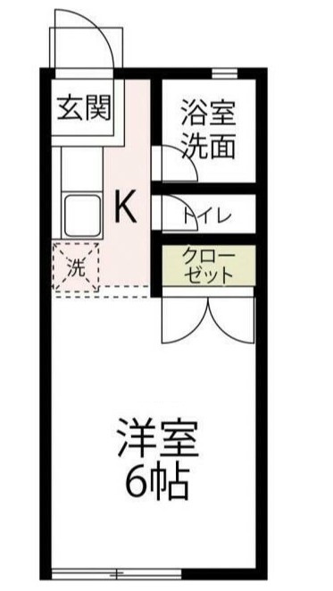 市川ハイツの間取り