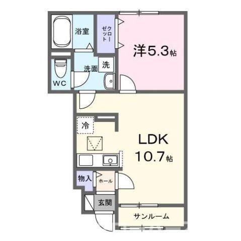 サンリーフの間取り