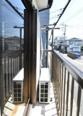 サトーコーポラスのバルコニー