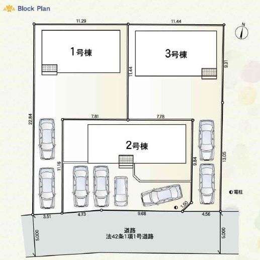 厚木市関口新築戸建　第19の区画図