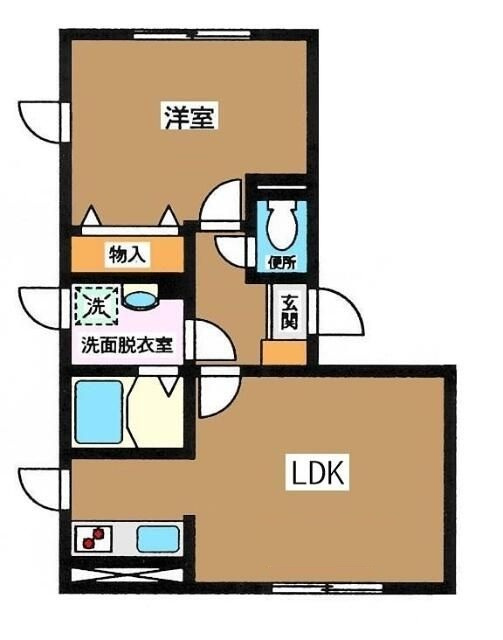 ＦＬＡＸ鷹番の間取り|間取りです。