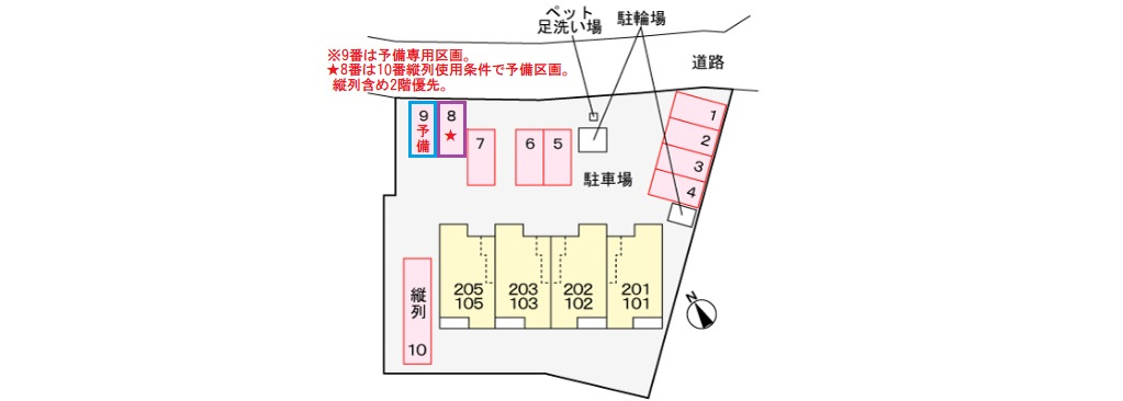グランフェリーチェの区画図