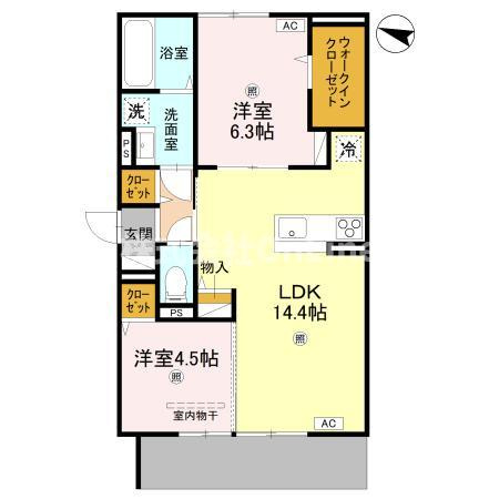 【間取り】 | トリシアノーステラス