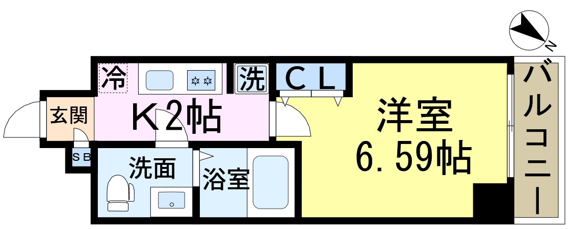 La Douceur新小岩の間取り