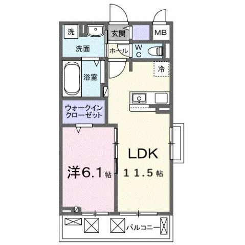 ヒカルサ東加古川の間取り