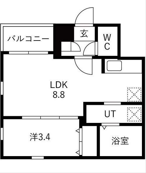 Cherim中村公園Onyxの間取り