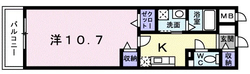 ロワ・リオン上町の間取り