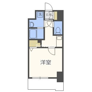 ミラージュパレス南堀江の間取り