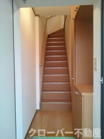 メーディオ黒渕の玄関