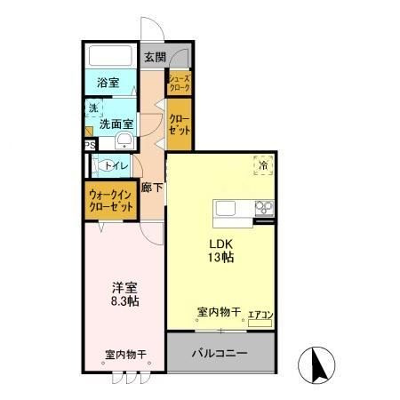 ピアチェーレⅠの間取り