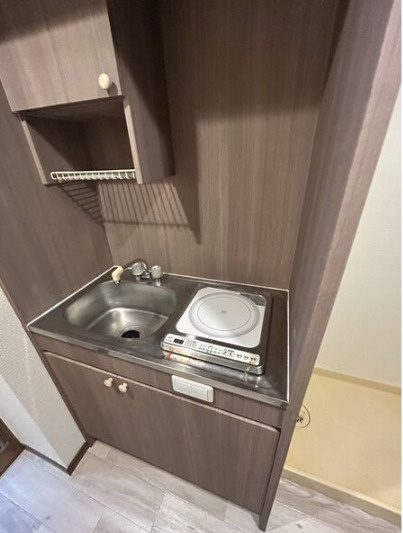 ヴィレッジリバー千日前のキッチン