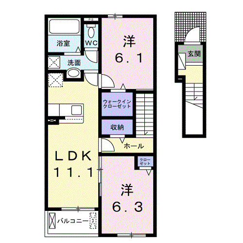 【間取り】 | メゾン　アンジュ