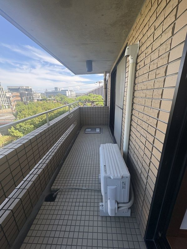 ベルコート芦屋のバルコニー