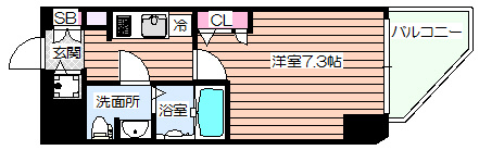【間取り】 | スワンズシティ大手前ソレイユ
