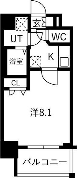 ポルトボヌール塚本の間取り