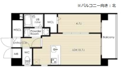 Renoas HAKATAの間取り