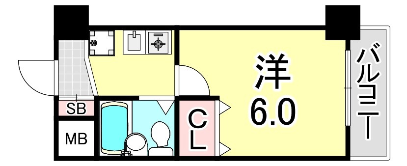ダイアパレス水木通弐番館の間取り
