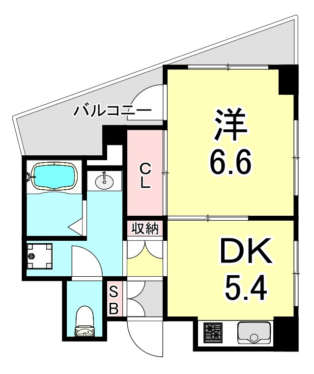 すずかけ2号館の間取り