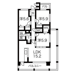 セレッソHARAの間取り