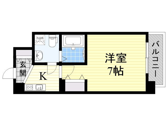 ＡＬＺＡ東天満の間取り