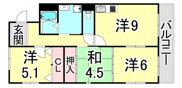 フェニックス本山の間取り