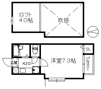 ポラリスマリーナの間取り