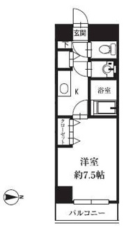 【間取り】 | HF銀座レジデンスEASTⅡ
