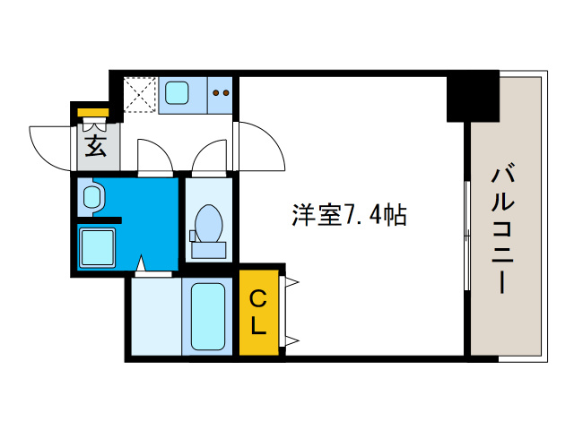 レグゼスタ弁天町の間取り