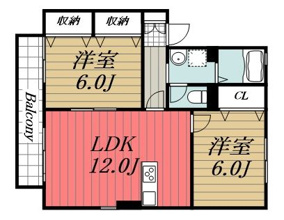 【間取り】 | ドリームマウンテン　C