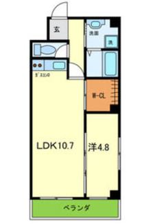 【間取り】 | ピオニー久宝寺