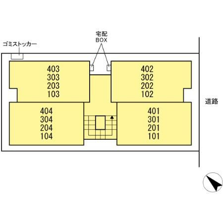 グランテージ西小山の区画図