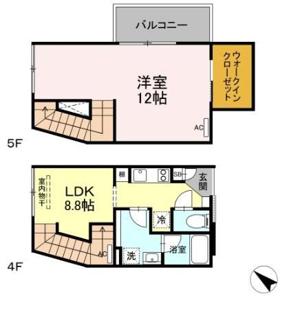 グランテージ西小山の間取り
