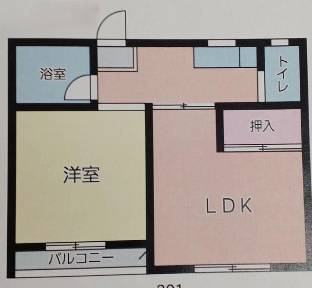 オーロラ相模原ビルの間取り