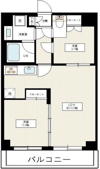【間取り】 | フュージョナル墨田