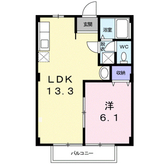 【間取り】 | ペイサージュ | 間取りです。
