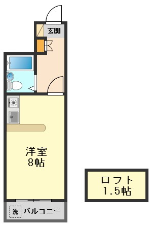 プランタン篠崎 の間取り