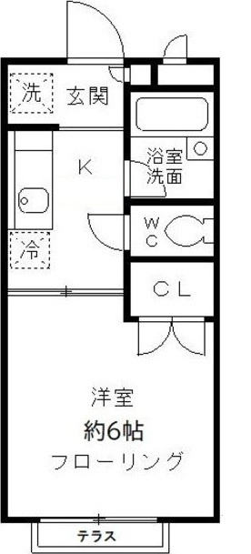 リベール玉川の間取り|間取りです。