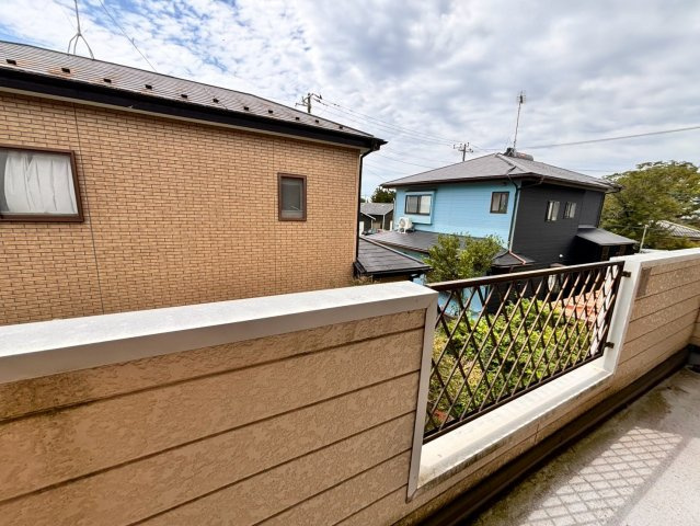 稲敷郡河内町生板　中古戸建のバルコニー