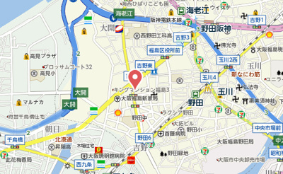 【地図】 | コスモ梅田ＷＥＳＴ