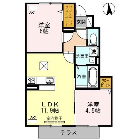 エコールKⅡの間取り