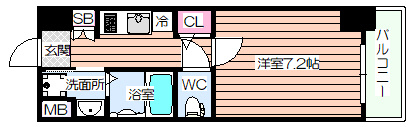 【間取り】 | コスモプレミアムベイ大阪
