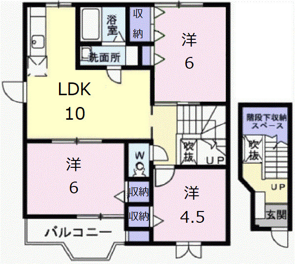 アネックス　Ｋの間取り