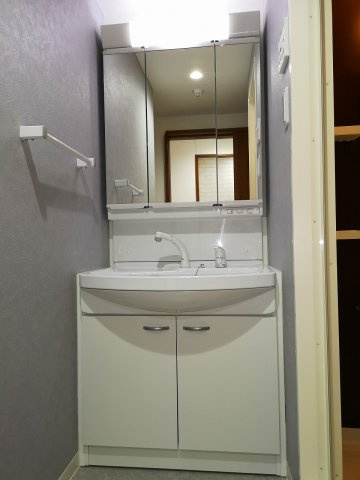 川崎市多摩区登戸の賃貸マンションの洗面所