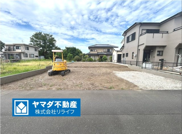 ブルーミングガーデン　一宮市浅井町前野　全１区画分譲の外観|「現地（2026年8月●日）撮影」　
■外観写真　
■ヤマダ不動産　株式会社リライフ　