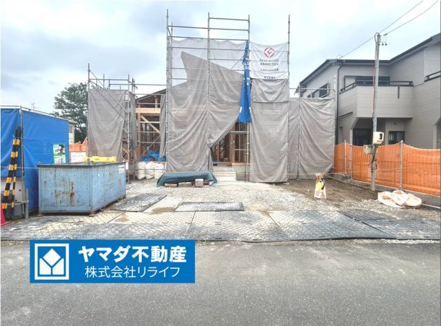 ブルーミングガーデン　一宮市浅井町前野　全１区画分譲の前面道路含む現地写真|「現地（2026年9月27日）撮影」　
■外観写真　
■ヤマダ不動産　株式会社リライフ　