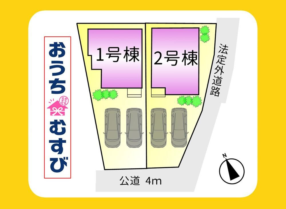 春日井市穴橋町2期(全2棟)の区画図