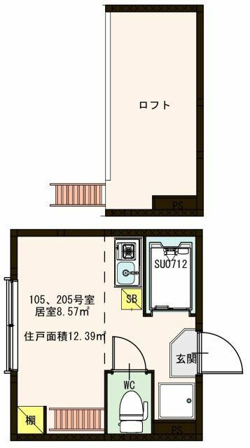 サヴォイ赤羽の間取り