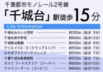 千葉市若葉区千城台東3丁目01期の周辺