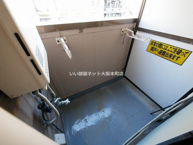 ベルフレージュ北堀江のバルコニー